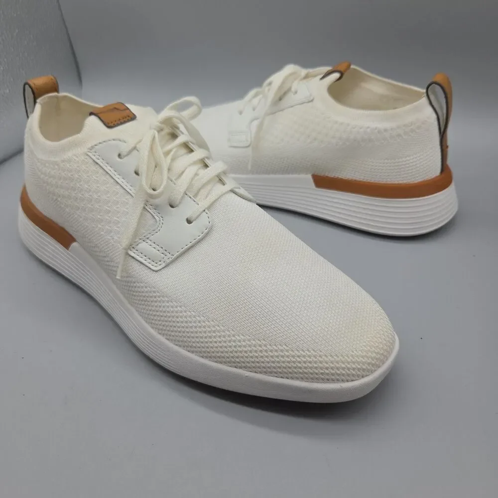 Wolf and Shepherd Swiftknit Derby Mens lightweight white mesh shoes  size 8 NEW